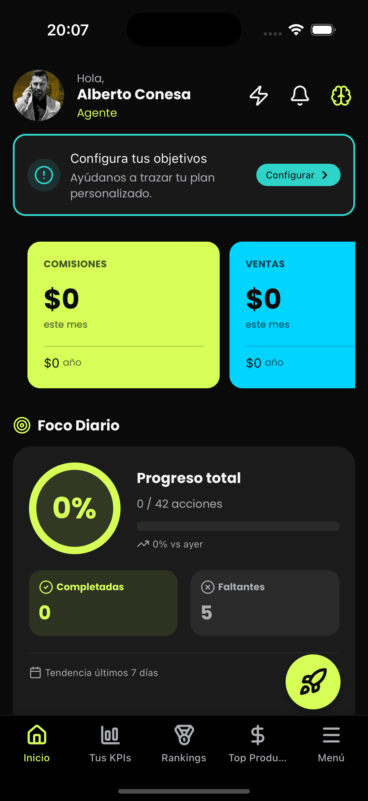 TriON App - Dashboard